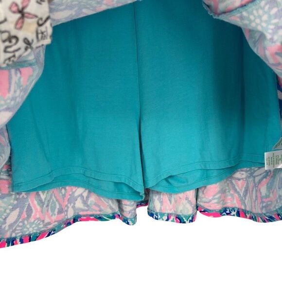 Lilly Pulitzer Pink and Blue Mini Skirt - Picture 4 of 11